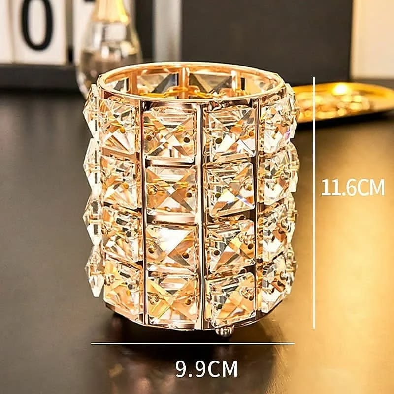 Premium Golden Brush Makeup Holder.