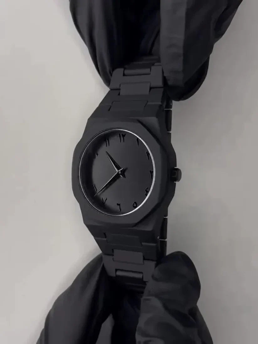 Arabic Aura Watch (Stainless Steel Straps )