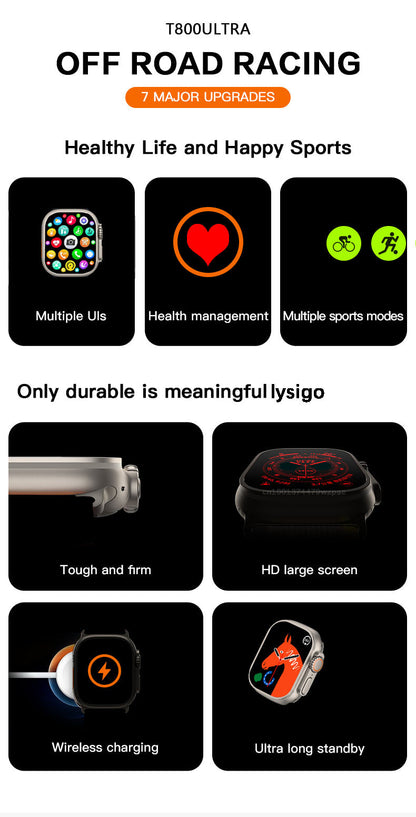 T800-ultra Smart Watch Lcd Display Series 8