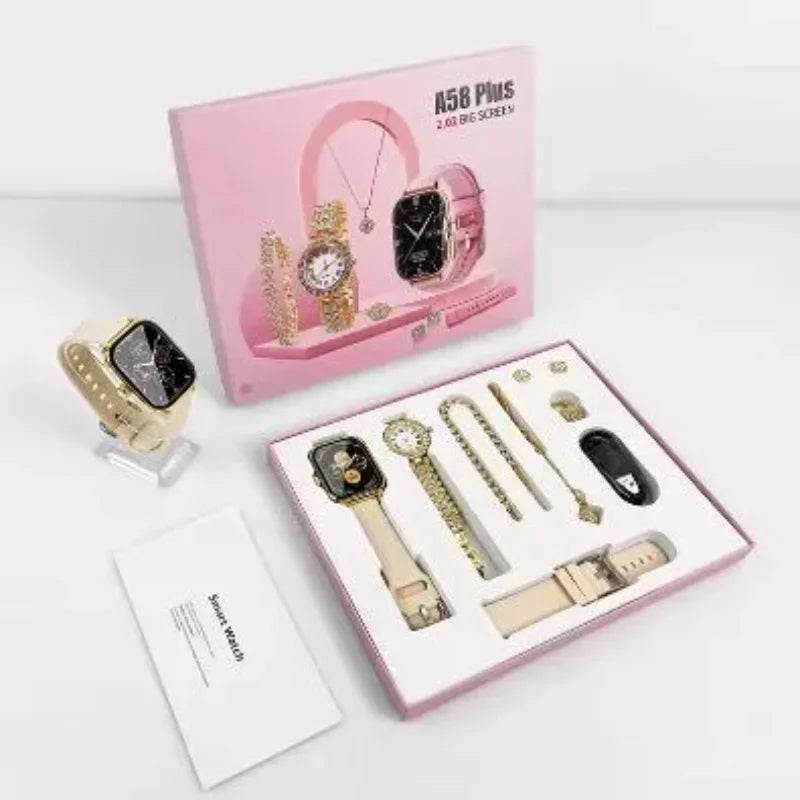 A58 Plus 6-in-1 Smartwatch for Women