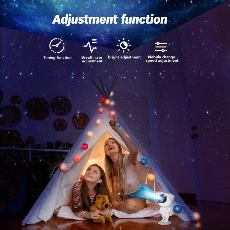 Astronaut Star Projector Night Light