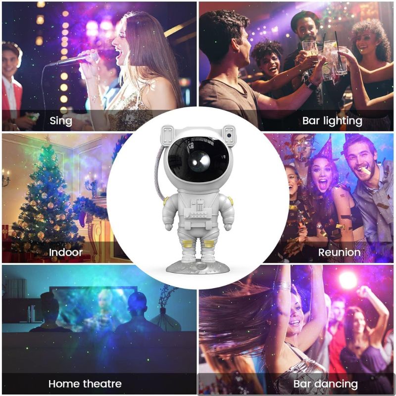 Astronaut Star Projector Night Light
