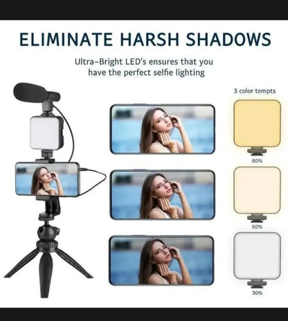 Video Vlog Making Kit With REMOTE Control