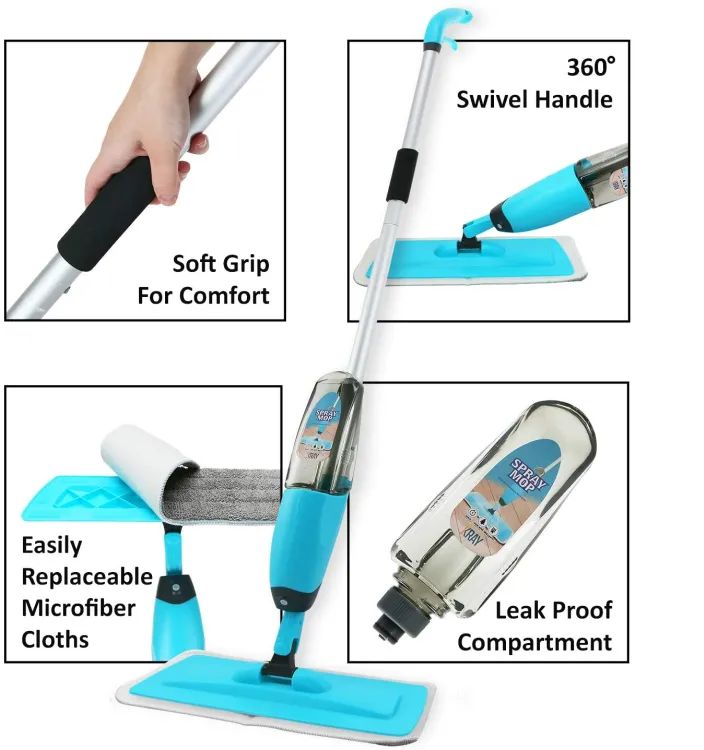 Magic Spray Mop With Extendable Handle