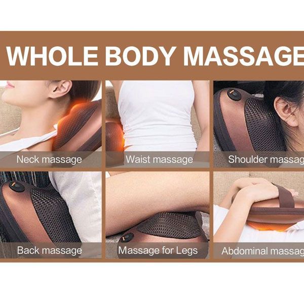 Heated Kneading Pillow Massager